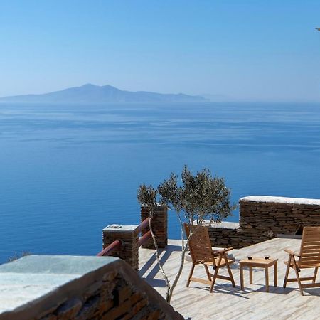 Acron Andros - Luxury Villa With Private Pool Korthio Екстериор снимка