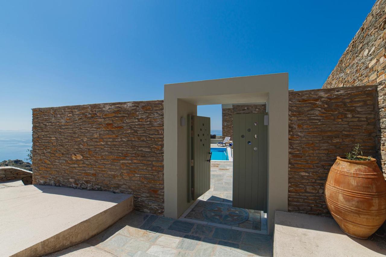 Acron Andros - Luxury Villa With Private Pool Korthio Екстериор снимка